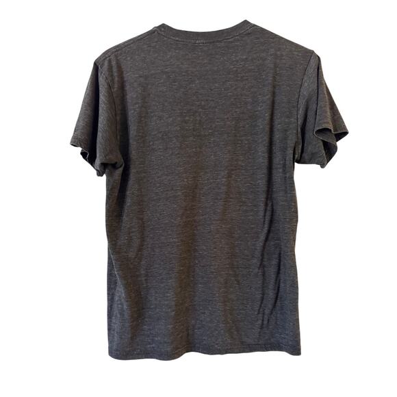 LED ZEPPELIN Graphic Print T-Shirt Unisex Size S/M Gray Crew Neck Short Sleeve - Picture 3 of 8